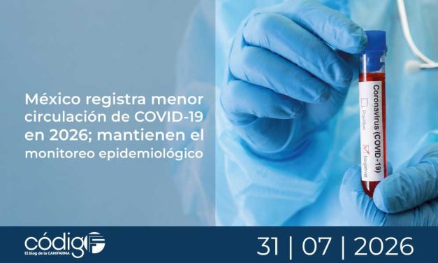 México registra menor circulación de COVID-19 en 2026; mantienen el monitoreo epidemiológico