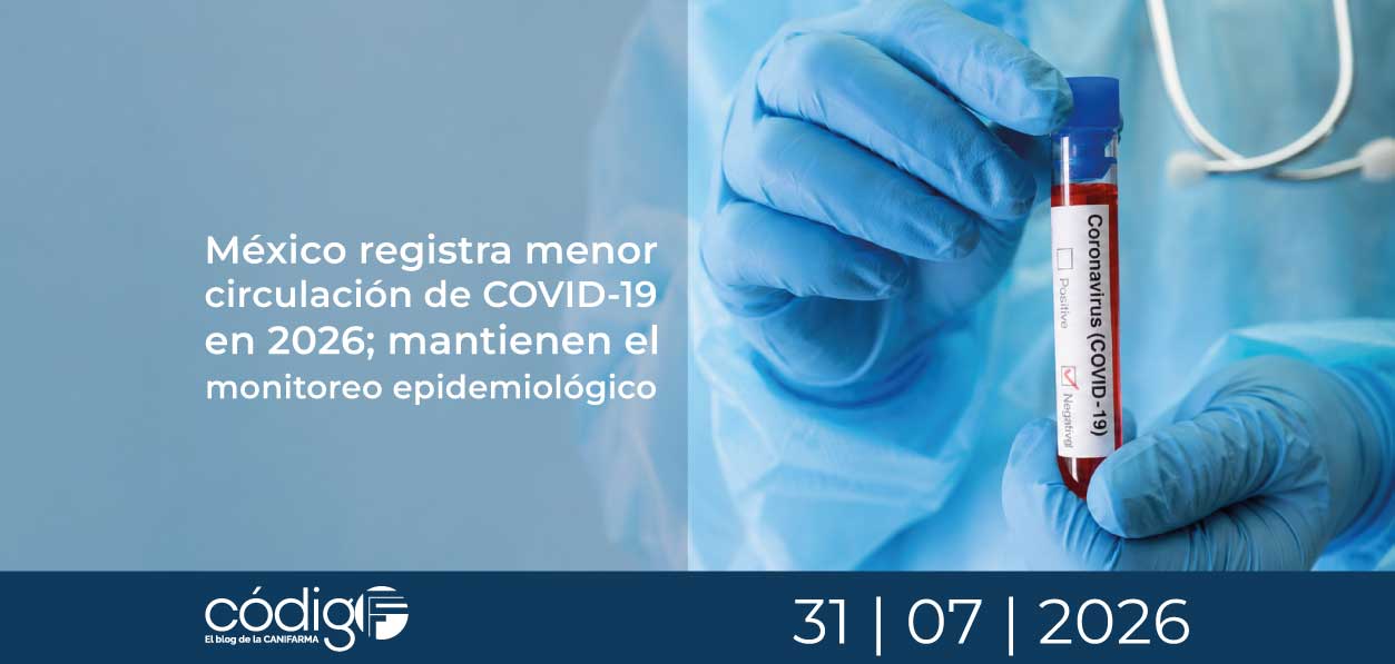 México registra menor circulación de COVID-19 en 2026; mantienen el monitoreo epidemiológico