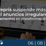 Cofepris suspende más de 31 mil anuncios irregulares de medicamentos en plataformas digitales