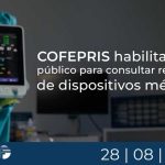 COFEPRIS habilita visor público para consultar registros de dispositivos médicos