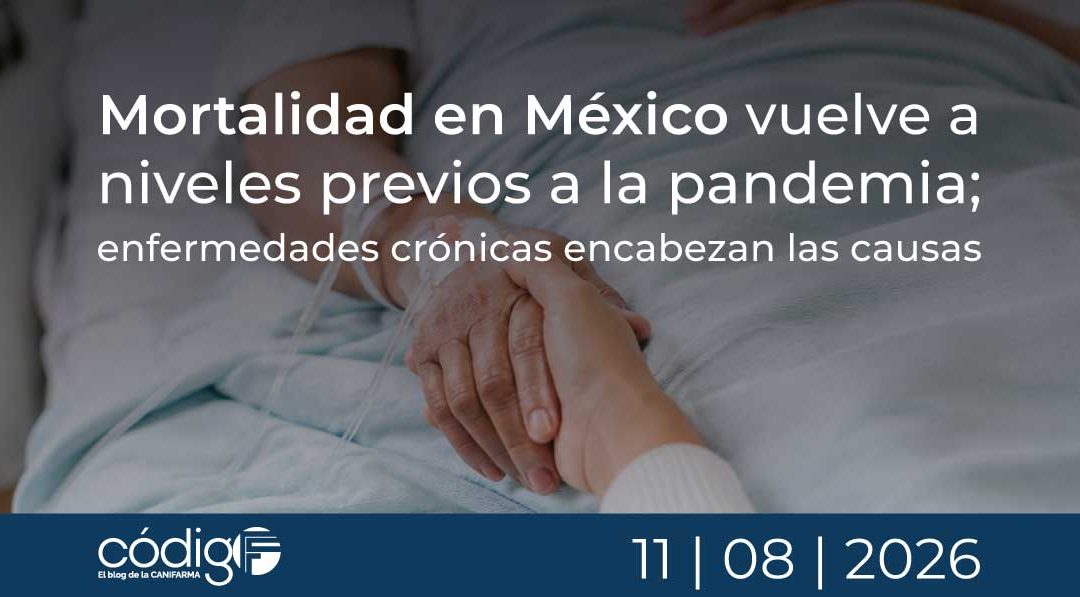 Mortalidad en México vuelve a niveles previos a la pandemia; enfermedades crónicas encabezan las causas