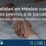 Mortalidad en México vuelve a niveles previos a la pandemia; enfermedades crónicas encabezan las causas