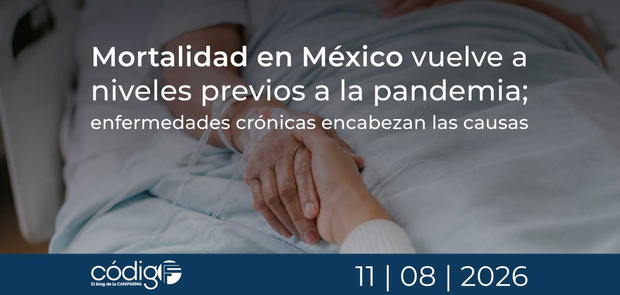 Mortalidad en México vuelve a niveles previos a la pandemia; enfermedades crónicas encabezan las causas