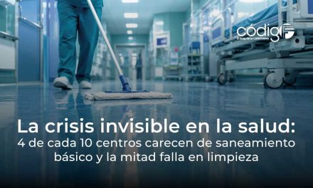 La crisis invisible en la salud: 4 de cada 10 centros carecen de saneamiento básico y la mitad falla en limpieza