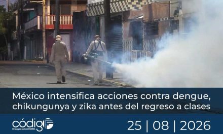México intensifica acciones contra dengue, chikungunya y zika antes del regreso a clases