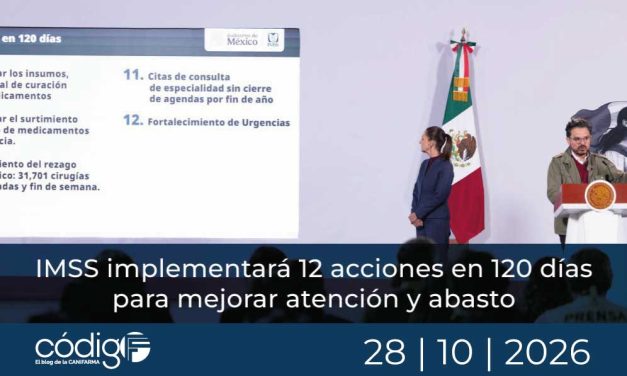 IMSS implementará 12 acciones en 120 días para mejorar atención y abasto